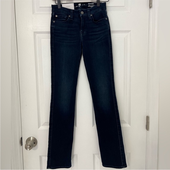 7 For All Mankind Straight Leg Jeans size 24 - Picture 2 of 7